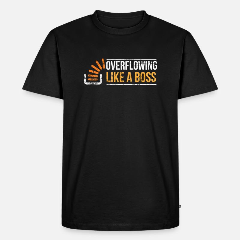 Stackoverflow Programmierer - Männer Premium Bio T-Shirt - Schwarz