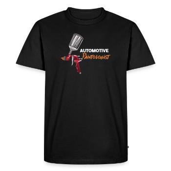 Peintre automobile - T-shirt Premium bio Homme - noir - Devant - Nico (187cm)