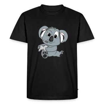 Jeu Koala Jeu vidéo PC Jeu vidéo Gamer - T-shirt Premium bio Homme - noir - Devant - Nico (187cm)
