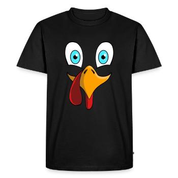 Thanksgiving Turkey Costume - Men's Premium Organic T-Shirt - black - Front - Nico (187cm)