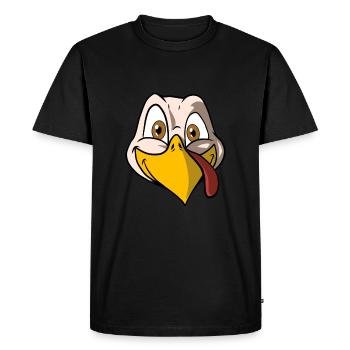 Funny Thanksgiving Turkey Costume - Men's Premium Organic T-Shirt - black - Front - Nico (187cm)