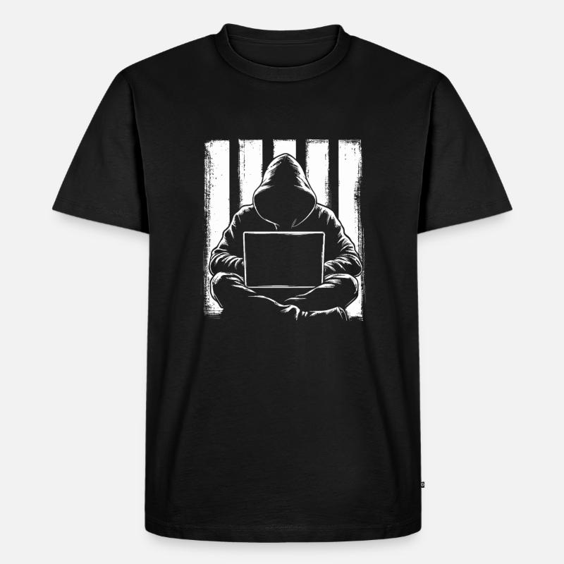 Programmeur Hacker - T-shirt Premium bio Homme - noir