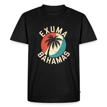 Exuma, Bahamas - T-shirt Premium bio Homme - noir - Devant - Nico (187cm)