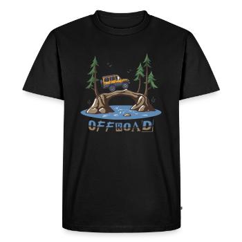 Véhicules tout-terrain - T-shirt Premium bio Homme - noir - Devant - Nico (187cm)