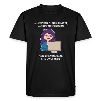 Conception de travail ennuyeuse pour les fiers Pinoys - T-shirt Premium bio Homme - noir - Devant - Nico (187cm)
