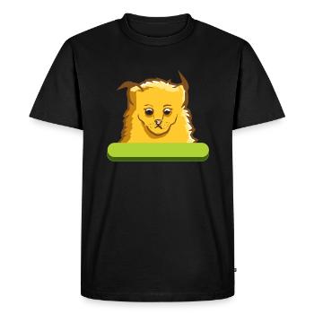 Cadeau chat sauvage chat sauvage chat Lynx - T-shirt Premium bio Homme - noir - Devant - Nico (187cm)