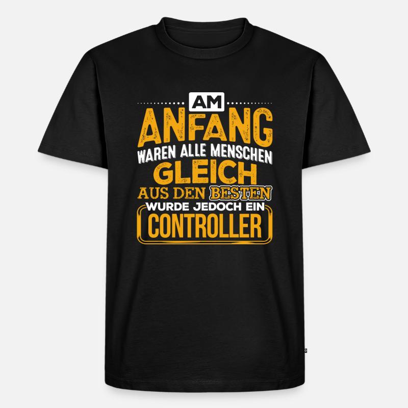 CONTROLLER - Der Beste - Männer Premium Bio T-Shirt - Schwarz