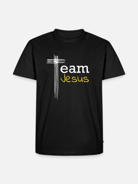 Team Jesus - Men's Premium Organic T-Shirt - black