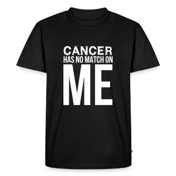 CANCER Cancer Drôle Idée Cadeau Le cancer pue - T-shirt Premium bio Homme - noir - Devant - Nico (187cm)