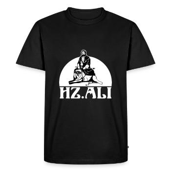 Hz.Ali resmi Imam Ali Zülfikar Alevi kilic - T-shirt Premium bio Homme - noir - Devant - Nico (187cm)