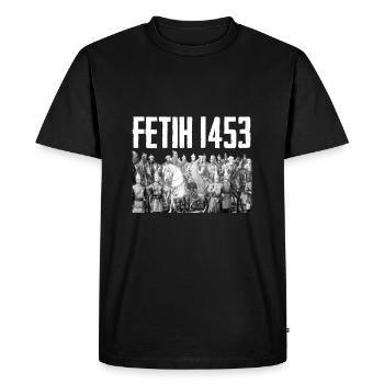 Fetih 1453 Fatih Sultan Mehmet Istanbul Osmanli - Men's Premium Organic T-Shirt - black - Front - Nico (187cm)