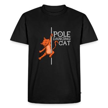 Poledance Pole Dance Danse Sport Fitness Cadeau - T-shirt Premium bio Homme - noir - Devant - Nico (187cm)