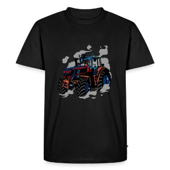 Tracteur tirant la puissance pleine traction cadeau de sport automobile - T-shirt Premium bio Homme - noir - Devant - Nico (187cm)