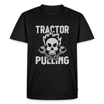 Tracteur tirant la puissance pleine traction cadeau de sport automobile - T-shirt Premium bio Homme - noir - Devant - Nico (187cm)