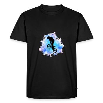 Bmx Vélo Vélo Cycle Ride Race Jeu Cadeau De Sports - T-shirt Premium bio Homme - noir - Devant - Nico (187cm)