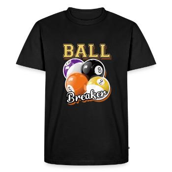 Pool Billiards Billiard Game Cue Sports Cool Gift - T-shirt Premium bio Homme - noir - Devant - Nico (187cm)