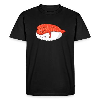 Sushi Love - Men's Premium Organic T-Shirt - black - Front - Nico (187cm)
