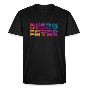 Disco Fever Retro - T-shirt Premium bio Homme - noir - Devant - Nico (187cm)