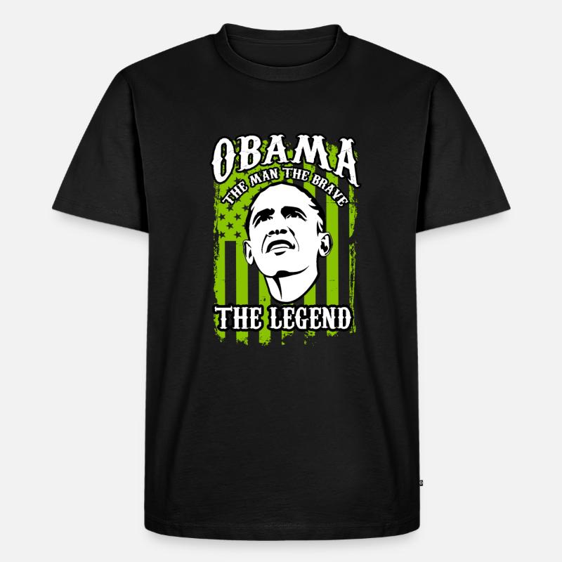 Obama legend - Men's Premium Organic T-Shirt - black