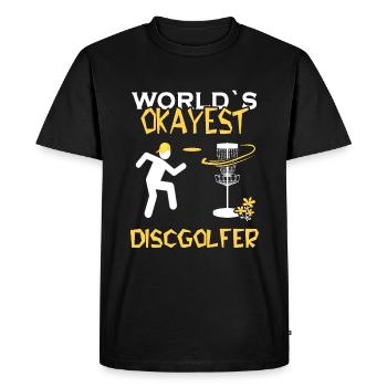 Frisbee Ultimate-Frisbee Discgolfer Frisbee - T-shirt Premium bio Homme - noir - Devant - Nico (187cm)