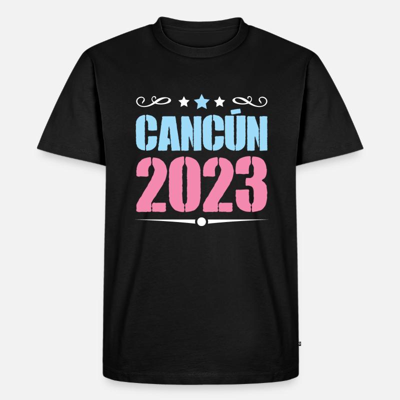 Cancun 2023 - Männer Premium Bio T-Shirt - Schwarz