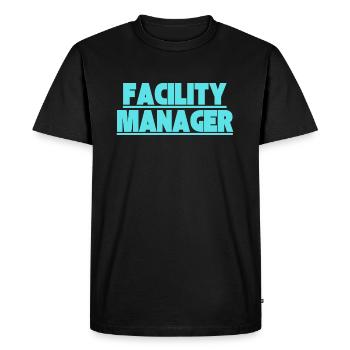 Facility Manager In-house technician Caretaker - Men's Premium Organic T-Shirt - black - Front - Nico (187cm)