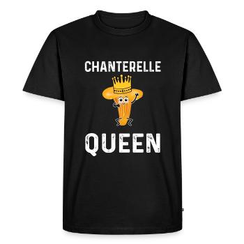 Chanterelle Reine - T-shirt Premium bio Homme - noir - Devant - Nico (187cm)