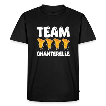 Équipe Chanterelle - T-shirt Premium bio Homme - noir - Devant - Nico (187cm)