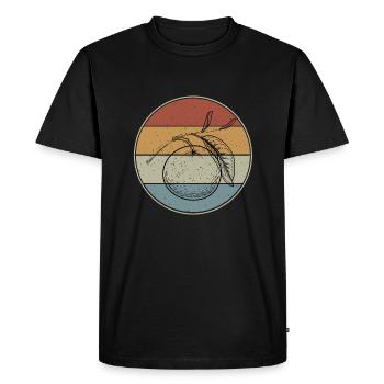 Mandarin - T-shirt Premium bio Homme - noir - Devant - Nico (187cm)