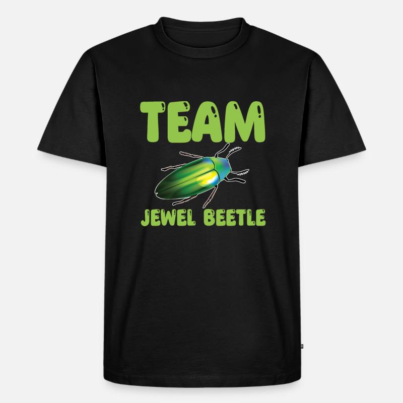 Team Prachtkäfer - Männer Premium Bio T-Shirt - Schwarz