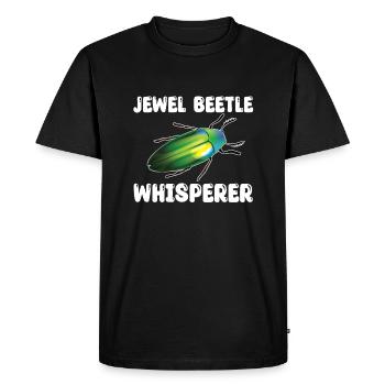 Magnifique Beetle Whisperer - T-shirt Premium bio Homme - noir - Devant - Nico (187cm)