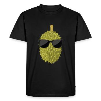 Durian - Men's Premium Organic T-Shirt - black - Front - Nico (187cm)