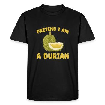 Durian - Men's Premium Organic T-Shirt - black - Front - Nico (187cm)