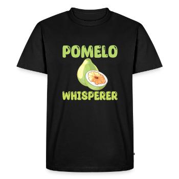 Pomelo Chuchoteur - T-shirt Premium bio Homme - noir - Devant - Nico (187cm)