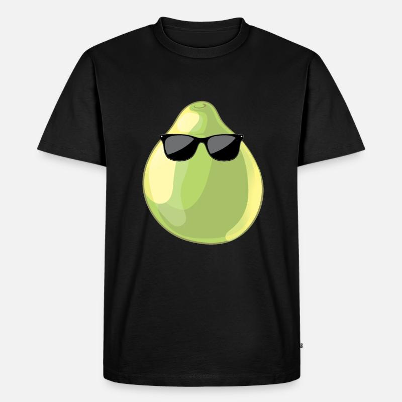 Pomelo - Männer Premium Bio T-Shirt - Schwarz