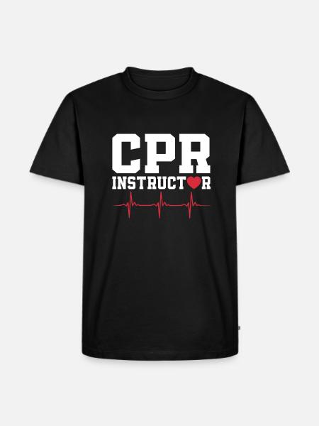 Cpr instructors - Men's Premium Organic T-Shirt - black