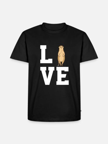 Dear Meerkats - Men's Premium Organic T-Shirt - black