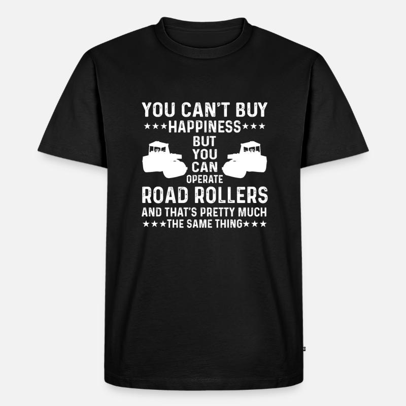 Roller Driver Gift - Men's Premium Organic T-Shirt - black