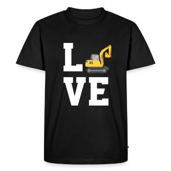 Dear excavators - Men's Premium Organic T-Shirt - black - Front - Nico (187cm)
