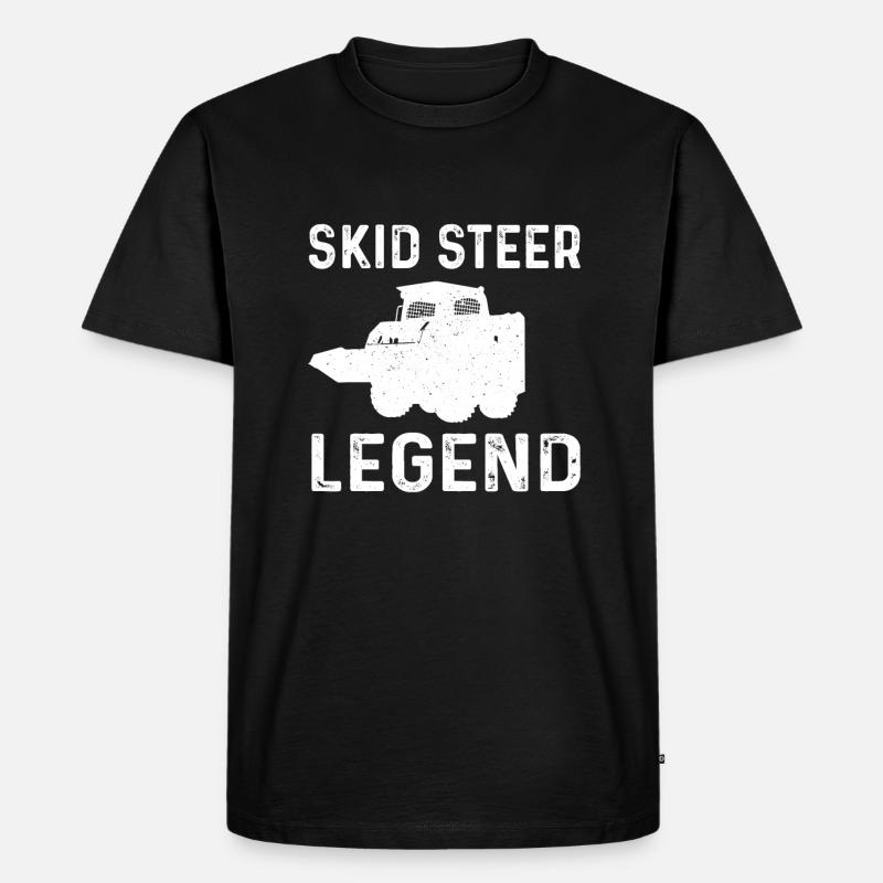 Skid Steer Loader Legend - Men's Premium Organic T-Shirt - black