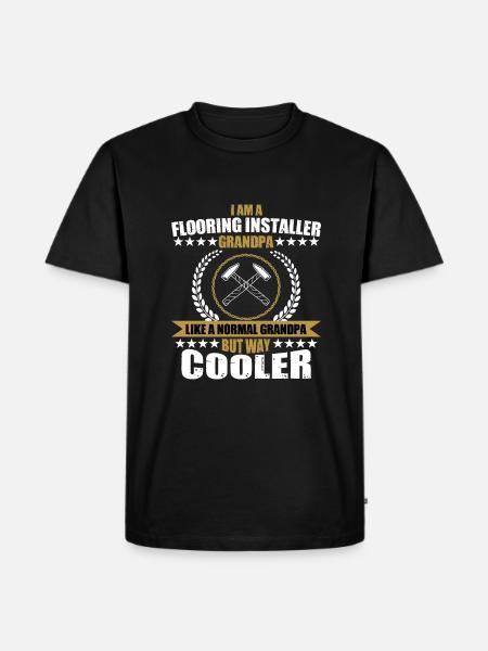 Great floorer grandpa - Men's Premium Organic T-Shirt - black