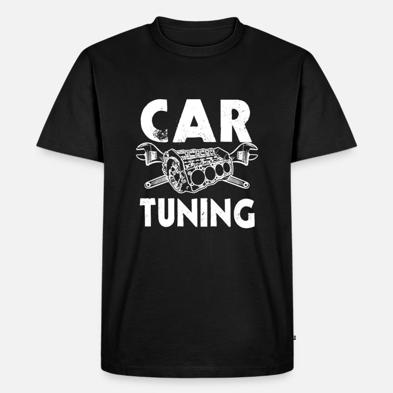 Auto Tuning T-Shirt - Männer Premium Bio T-Shirt - Schwarz