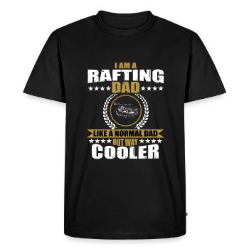 Rafting Dad Design for Men - Men's Premium Organic T-Shirt - black - Front - Nico (187cm)