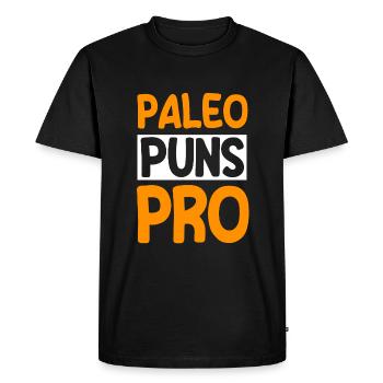 Cadeau de mots de chasse aux fossiles - T-shirt Premium bio Homme - noir - Devant - Nico (187cm)