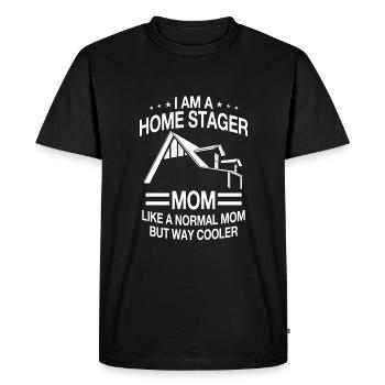 Home Stager Mama for Women - Men's Premium Organic T-Shirt - black - Front - Nico (187cm)