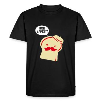 Pain perdu - T-shirt Premium bio Homme - noir - Devant - Nico (187cm)