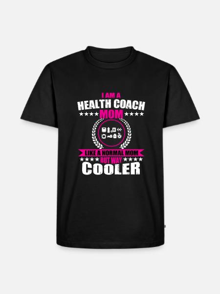 Coach santé maman - T-shirt Premium bio Homme - noir