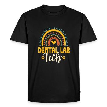 Technologie de laboratoire dentaire - T-shirt Premium bio Homme - noir - Devant - Nico (187cm)