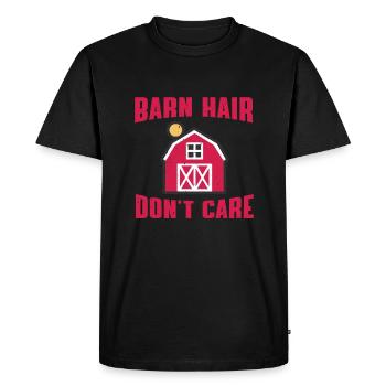 Grange - T-shirt Premium bio Homme - noir - Devant - Nico (187cm)