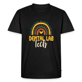 Technologie de laboratoire dentaire - T-shirt Premium bio Homme - noir - Devant - Nico (187cm)